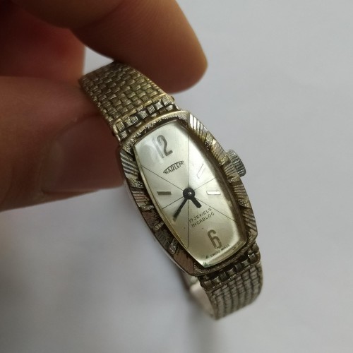 فروش ساعت مچی قدیمی زنانه سوئیس هارلم با بند فابریک