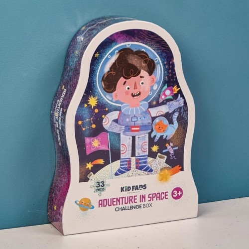 پازل کودک 33 تکه مدل فضانورد KID FANS ADVENTURE IN SPACE