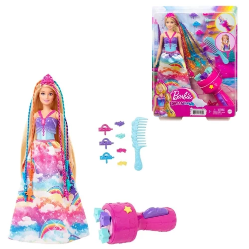 عروسک باربی اکستنشن بافت مو DreamTopia مدل GTG00