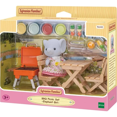 اسباب بازی سیلوانیان فامیلیز مدل BBQ Picnic Elephant Girl