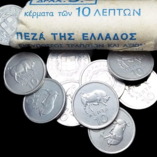 فروش 10 عدد سکه کمیاب یونان 1978 - گالری بخشایش