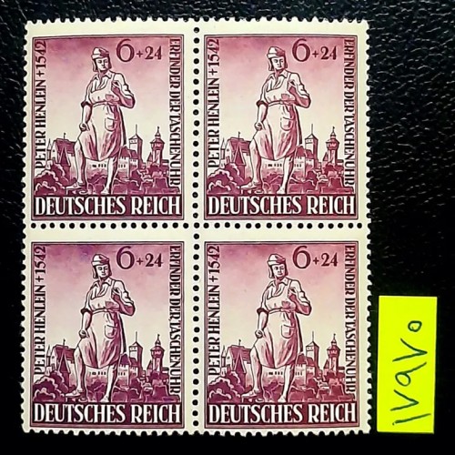 فروش بلوک تمبر نایاب المان رایش 1942 کلاسیک