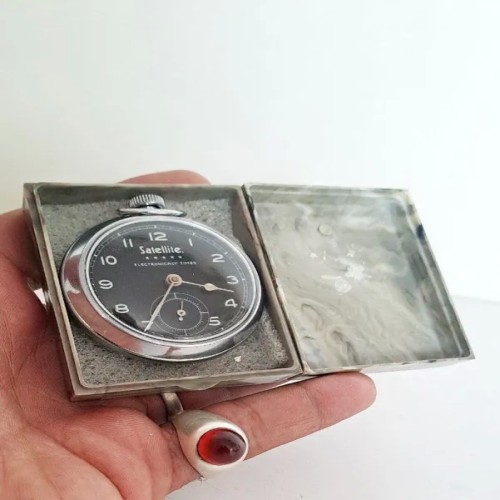 ساعت جیبی کوکی آلمانی اکبند با جعبه و پلمپ