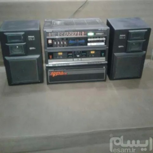 فروش ضبط قدیمی ناسیونال با رادیو و کاست سالم
