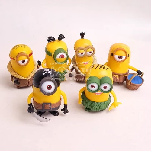 فیگور 6 عددی مینیون Minions با کیفیت عالی