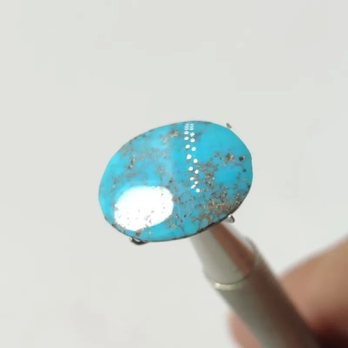 نگین فیروزه معدنی نیشابور مناسب ساخت جواهرات