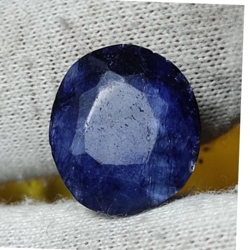 نگین یاقوت کبود 9.55 قیراطی تراش جواهری