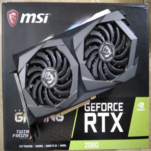 فروش کارت گرافیک MSI GAMING RTX2060 OC سالم و پلمپ