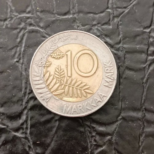 فروش سکه 10 مارکا فنلاند 1993 با بهترین کیفیت