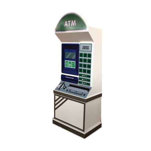 اسباب بازی دستگاه پوز و ATM چوبی کودکان