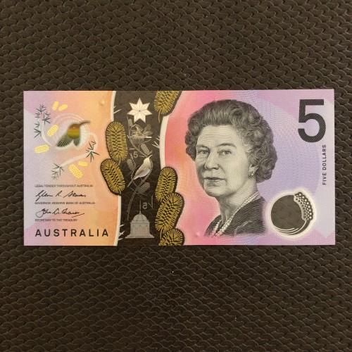 فروش اسکناس 5 دلار استرالیا تک بانکی با شماره متفاوت