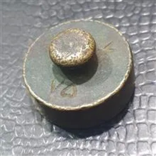 فروش وزنه ترازوی برنجی 75 گرمی شیروخورشیدی کمیاب