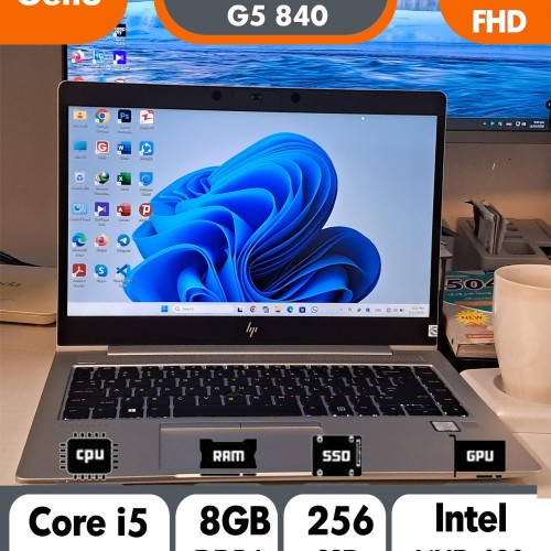 لپ تاپ استوک اچ پی Elitebook 840 G5 با مشخصات عالی