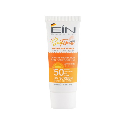 کرم ضد آفتاب رنگی SPF50 ای آی ان مدل Suntime 40میل