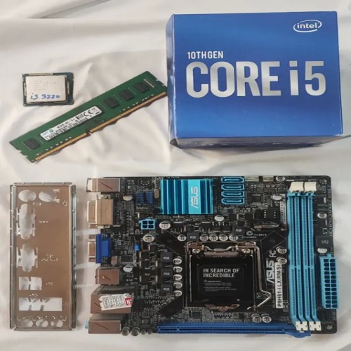 فروش باندل مادربورد Asus H61-I Lx و قطعات کامپیوتر