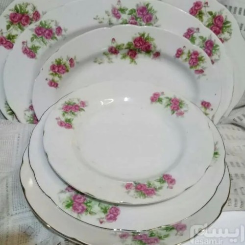 سرویس 6نفره گل سرخی ژاپن با کیفیت عالی و اصالت