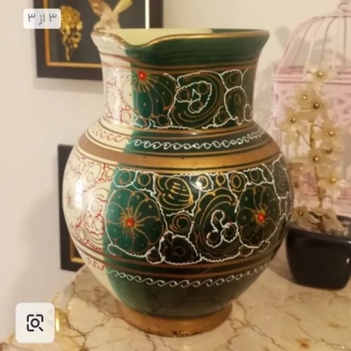 فروش پارچ سرامیکی دو رنگ آنتیک و قدیمی ارسال رایگان