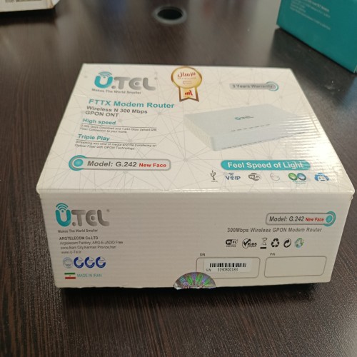 خرید مودم فیبر Utel وردسا با بهترین قیمت و کیفیت