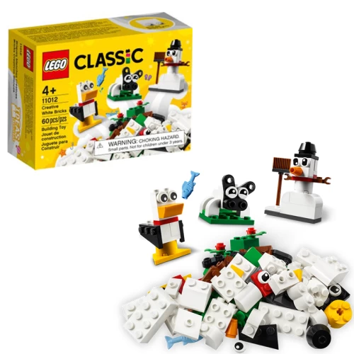 لگو کلاسیک 60 قطعه مدل Creative White Bricks