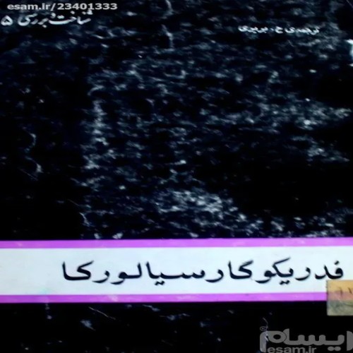 فروش کتاب فدریکو گارسیا لورکا 1352 با کیفیت عالی