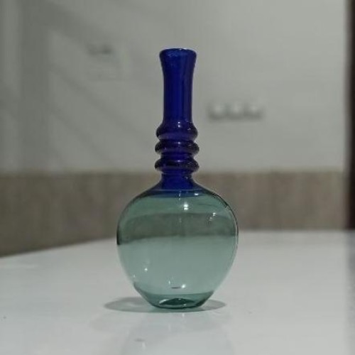 گلدان مینیاتوری دورنگ دستساز، دکوری هنری و ظریف