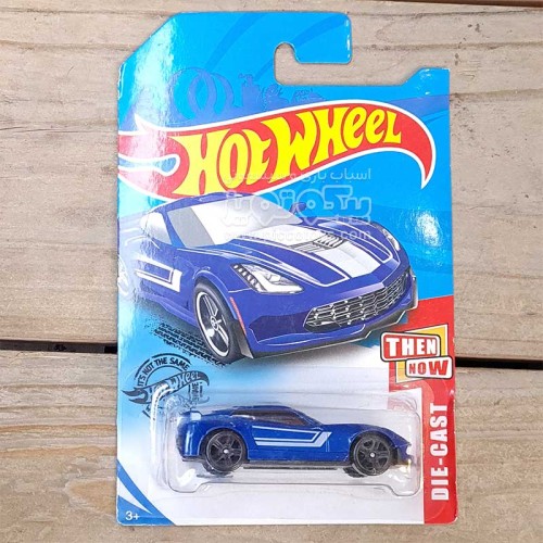 ماشین اسباب بازی کوچک کوروت آبی Hot Wheel