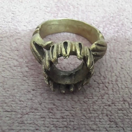 فروش رکاب انگشتر دست دلبر برنجی قدیمی با کیفیت عالی