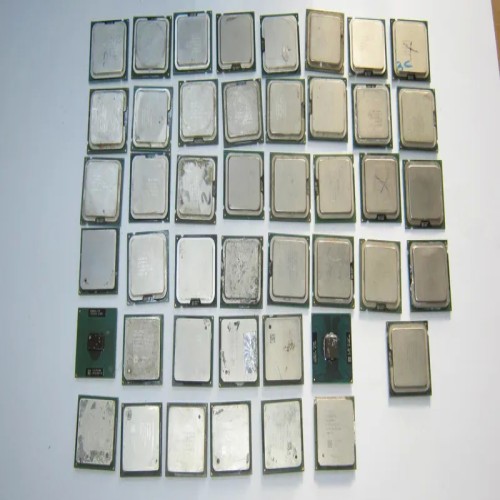 پکیج 45 عددی CPU اینتل بازیافت و طلا 24 عیار