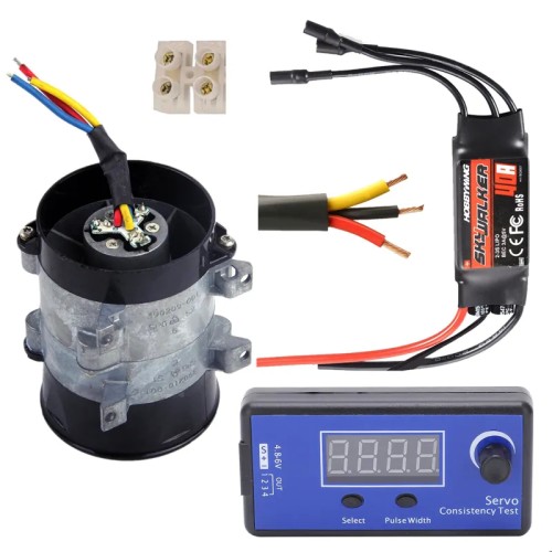 فروش توربو سایز 7 موتور القایی براشلس ملخ فلزی با کنترل دستی و اتوماتیک