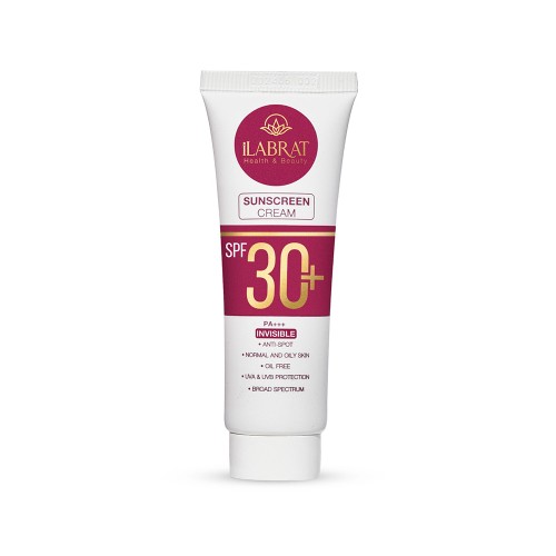 کرم ضد آفتاب بی رنگ SPF30 مناسب پوست نرمال و چرب