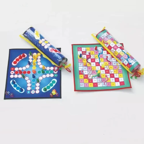 بازی منچ و مار و پله پارچه ای کد - سرگرمی کودکانه