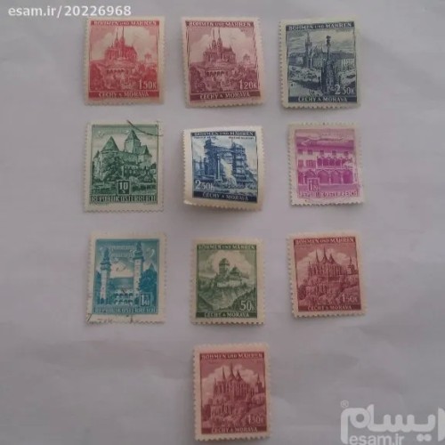 فروش 10 تمبر خارجی با قیمت مناسب و کیفیت عالی