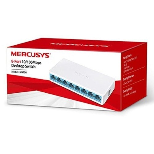 سوئیچ دسکتاپ 8 پورت 10/100Mbps مرکوسیس مدل MS108