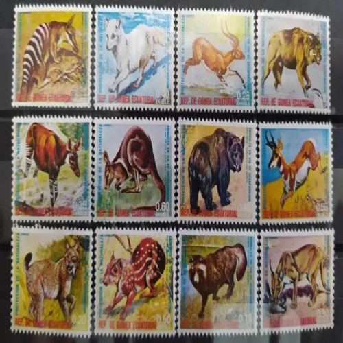 فروش سری تمبر حیوانات استوایی با طراحی جذاب و سالم