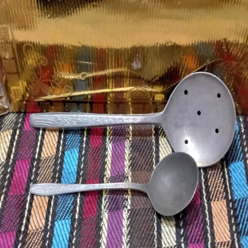 فروش کفگیر و ملاقه آلومینیومی قدیمی دهه 60 و 70