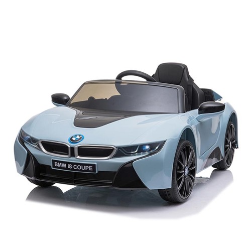 ماشین شارژی بی ام و BMW I8 آبی آسمانی با کد مخصوص