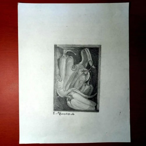 فروش طراحی قدیمی روی کاغذ 1966 با امضا و ضمانت