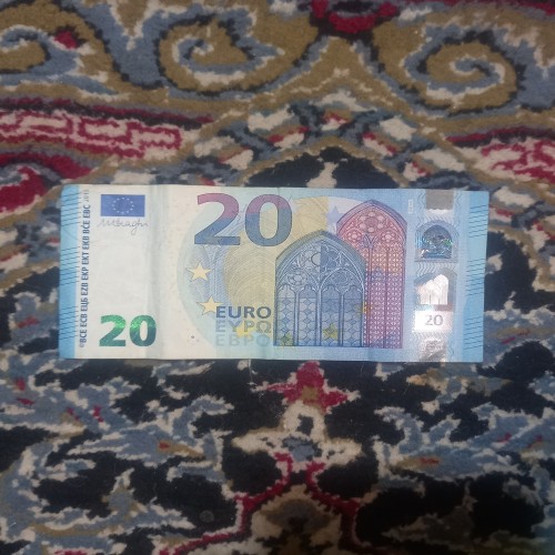 فروش 1 برگ اسکناس 20 یورو اتحادیه اروپا