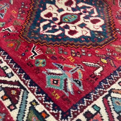 فروش قالیچه پشتی دستباف قدیمی و آنتیک با قدمت بالا