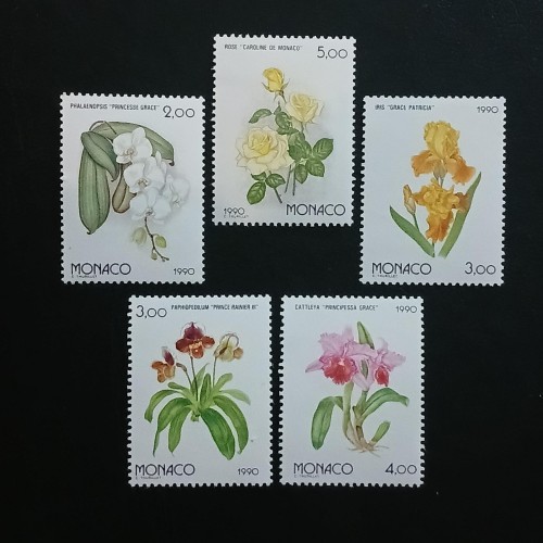 خرید تمبر موناکو سریکامل گل ها با بهترین قیمت