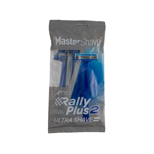خودتراش مردانه مستر شیو Rally Plus 2 لبه بسته 4 عددی