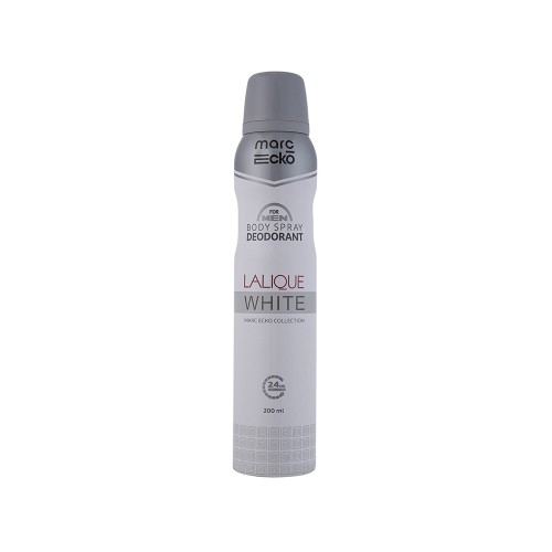 اسپری دئودورانت مردانه مارک اکو مدل Lalique White 200 میل