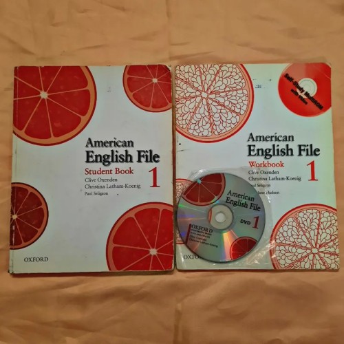 کتاب American English File 1 همراه کتاب کار و CD