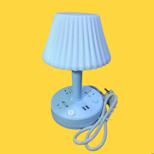 چراغ خواب آباژور چند راهی برق و شارژر چندکاره