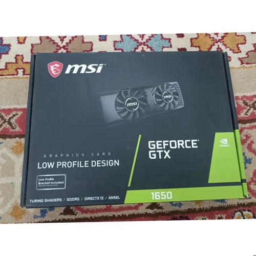 کارت گرافیک GTX 1650 با براکت LP و کم‌مصرف