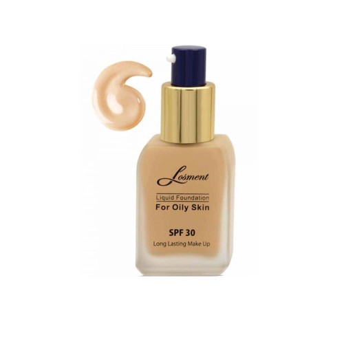 کرم پودر فاقد چربی SPF30 لوسمنت مناسب پوست چرب
