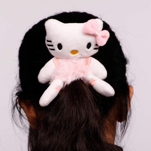 کش مو عروسکی HELLO KITTY فانتزی مدیسوری با طراحی خاص