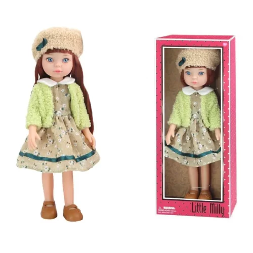 عروسک دخترانه LITTLE MILLY لباس کرم کد