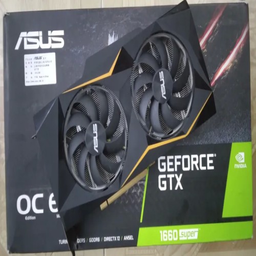فروش کارت گرافیک ASUS GTX 1660 SUPER 6GB OC سالم