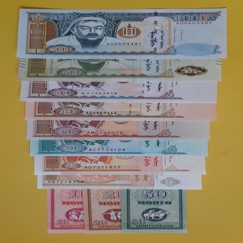 فروش سری 11 اسکناس مغولستان